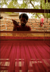 A Glimpse into our Weaving Center in Sanchor