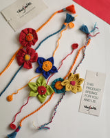 Handmade Floral Rakhi Collection