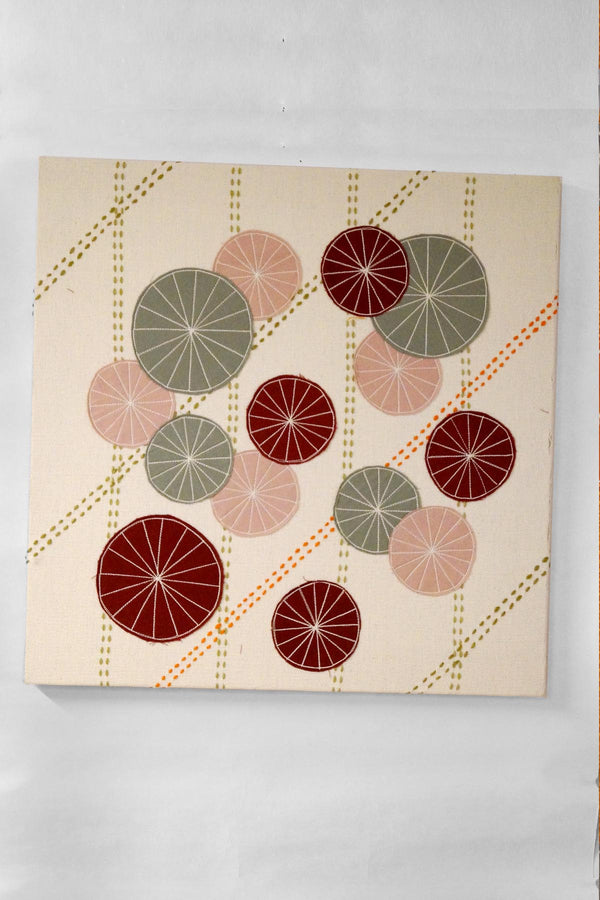Bikaner Bloom Multicolor Wall Hanging  18X18 Inch