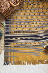 Malani Extra Weft Handwoven Cotton Pattu Floor Covering