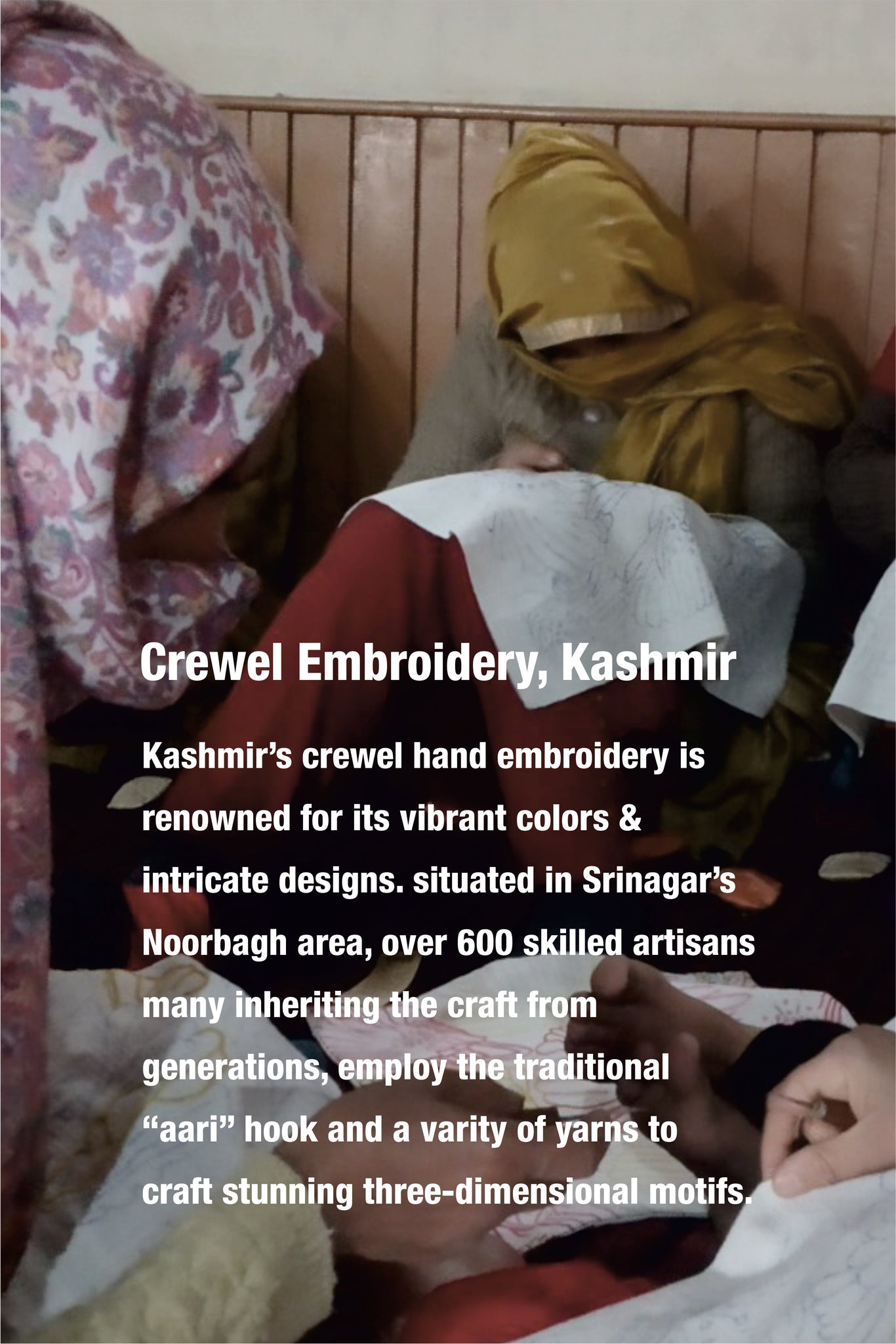 Nargis Pink Kashmiri Crewel Hand Embroidered Cotton Kurta