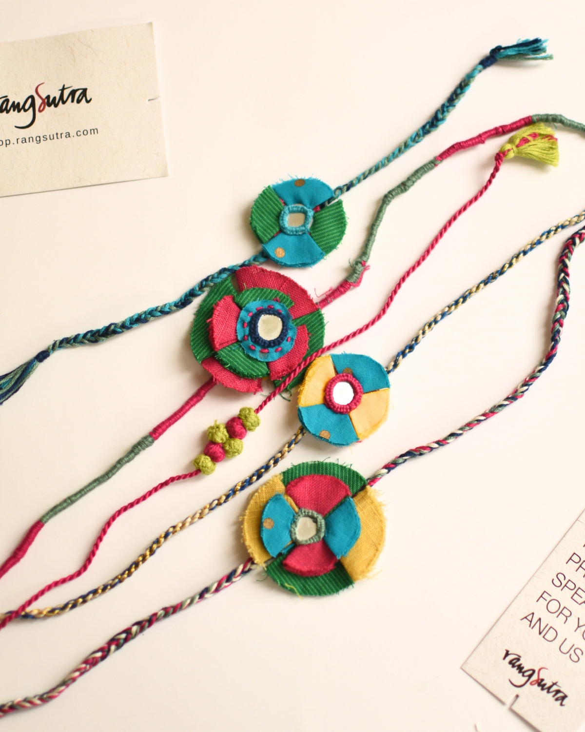 Handmade Fabric Rakhi