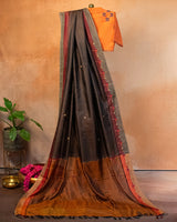 Kala Sutra Tussar Saree with Soof Hand Embroidery