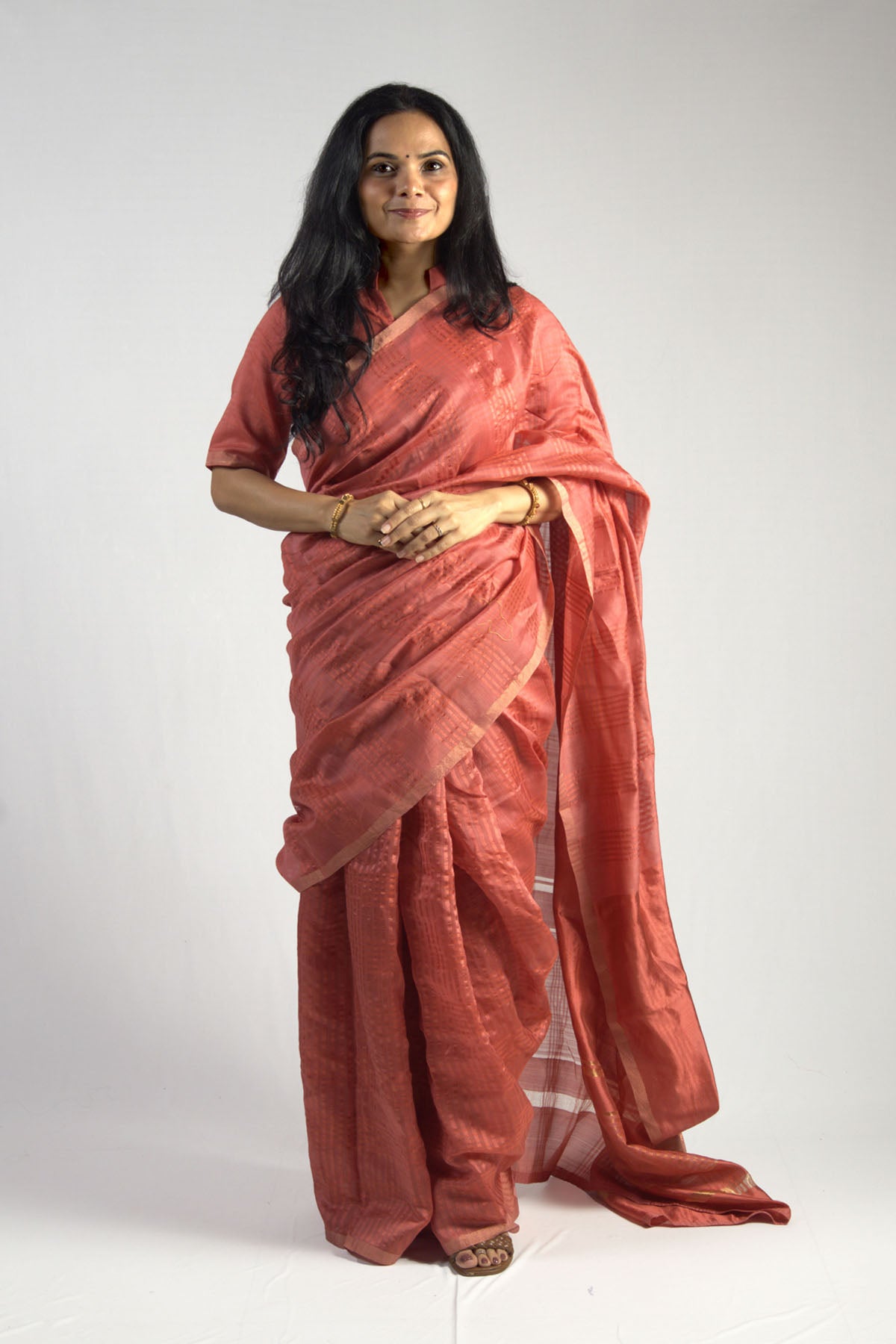 Contemporary Garbhreshmi Saree