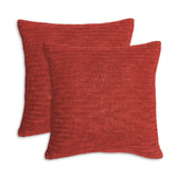 Inshanoor Crochet Cushion (Rust)- Gerua Jaal Cushion Cover