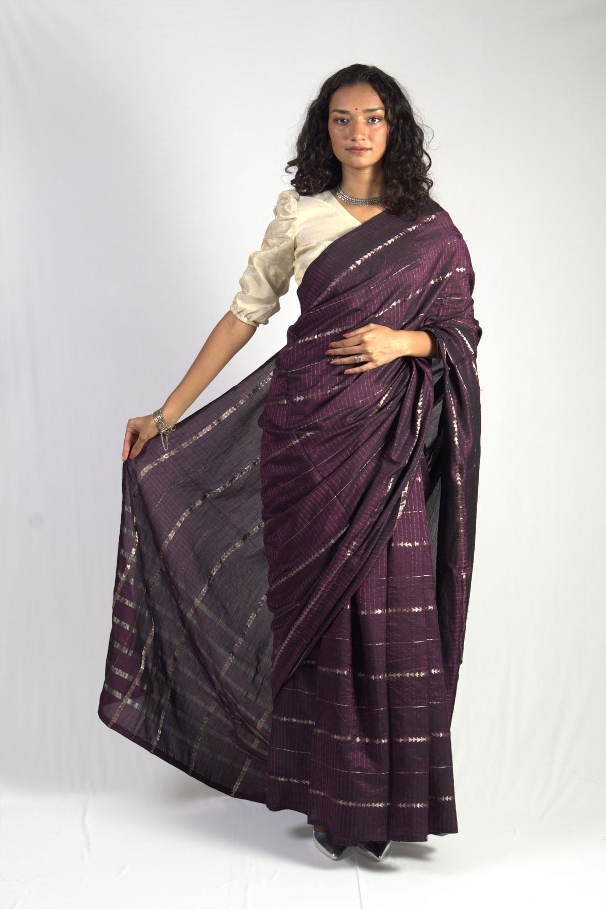 Triangle Dobby Saree