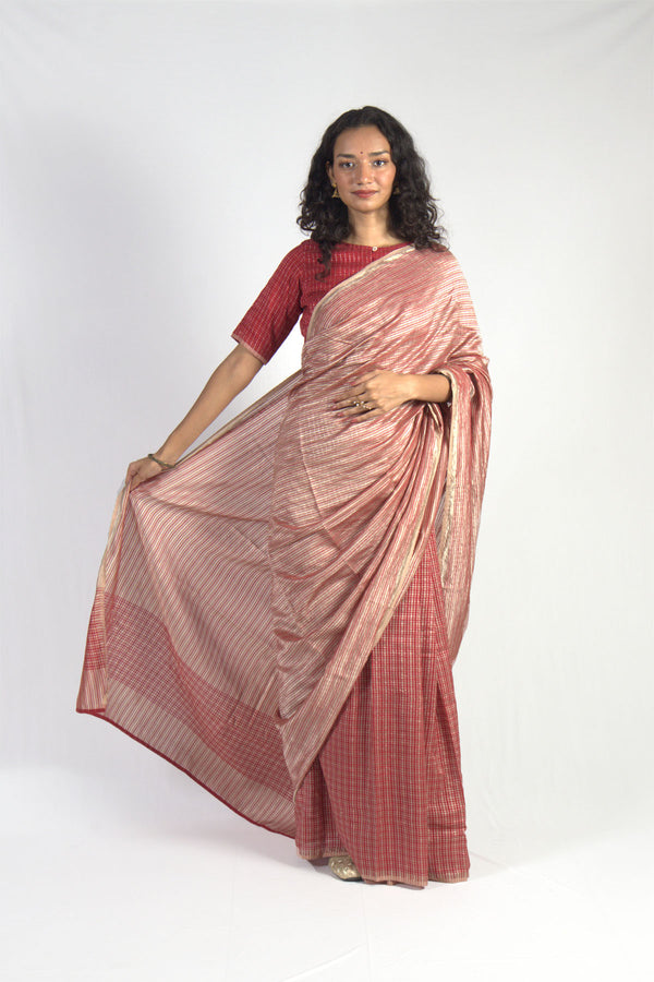 Revelry Contemporary Garbhreshmi Saree