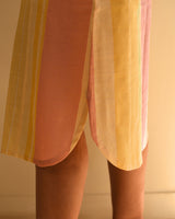 Dhwani Pastel A-Line Handwoven Cotton Dress