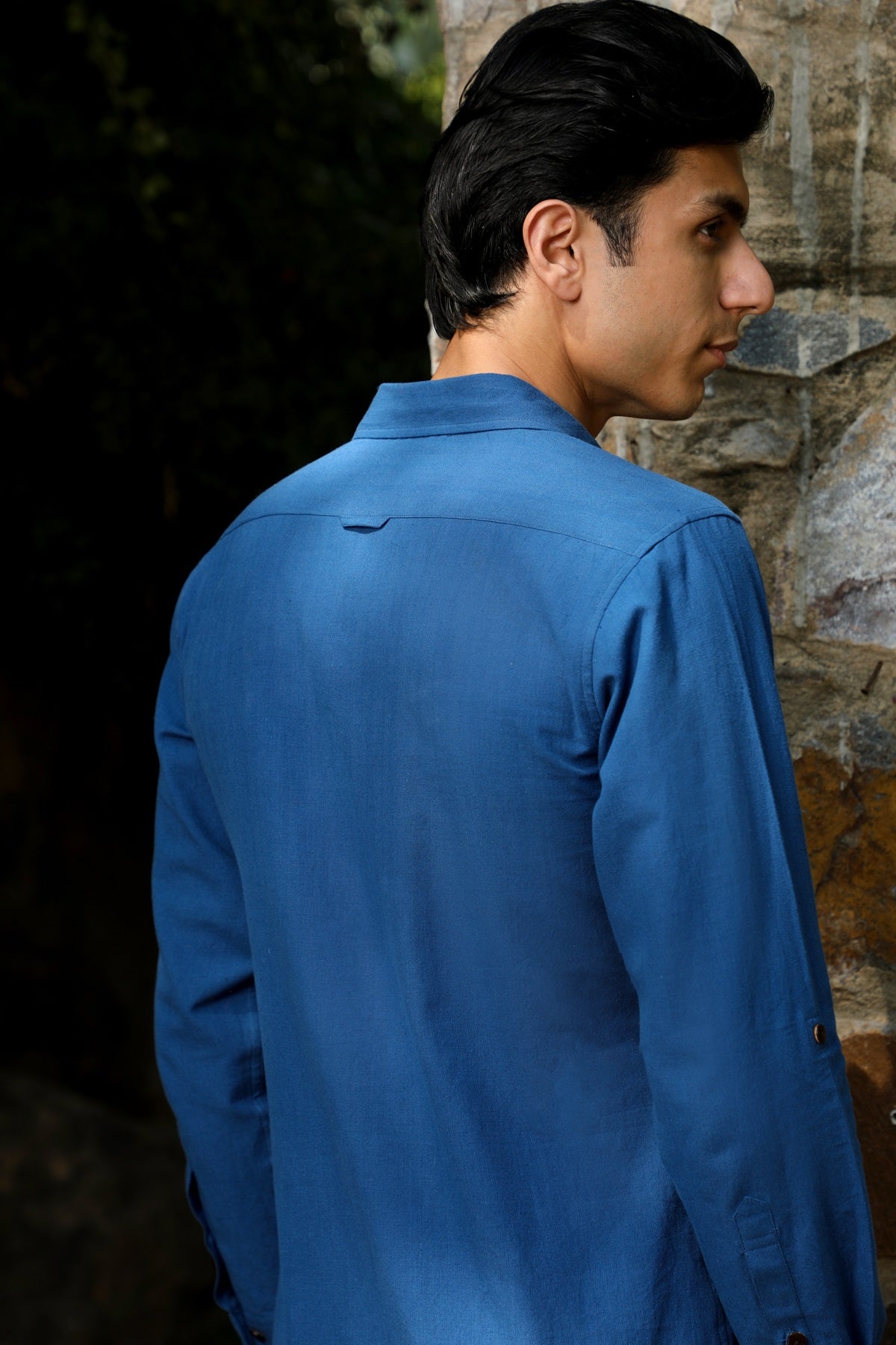 Musafir Indigo Full Sleeve Shirt