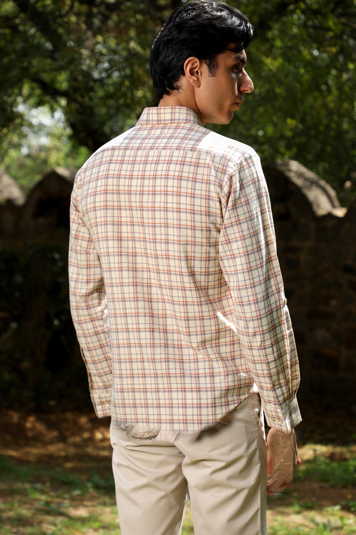 Arka Cotton Checked Full Sleeve Shirt