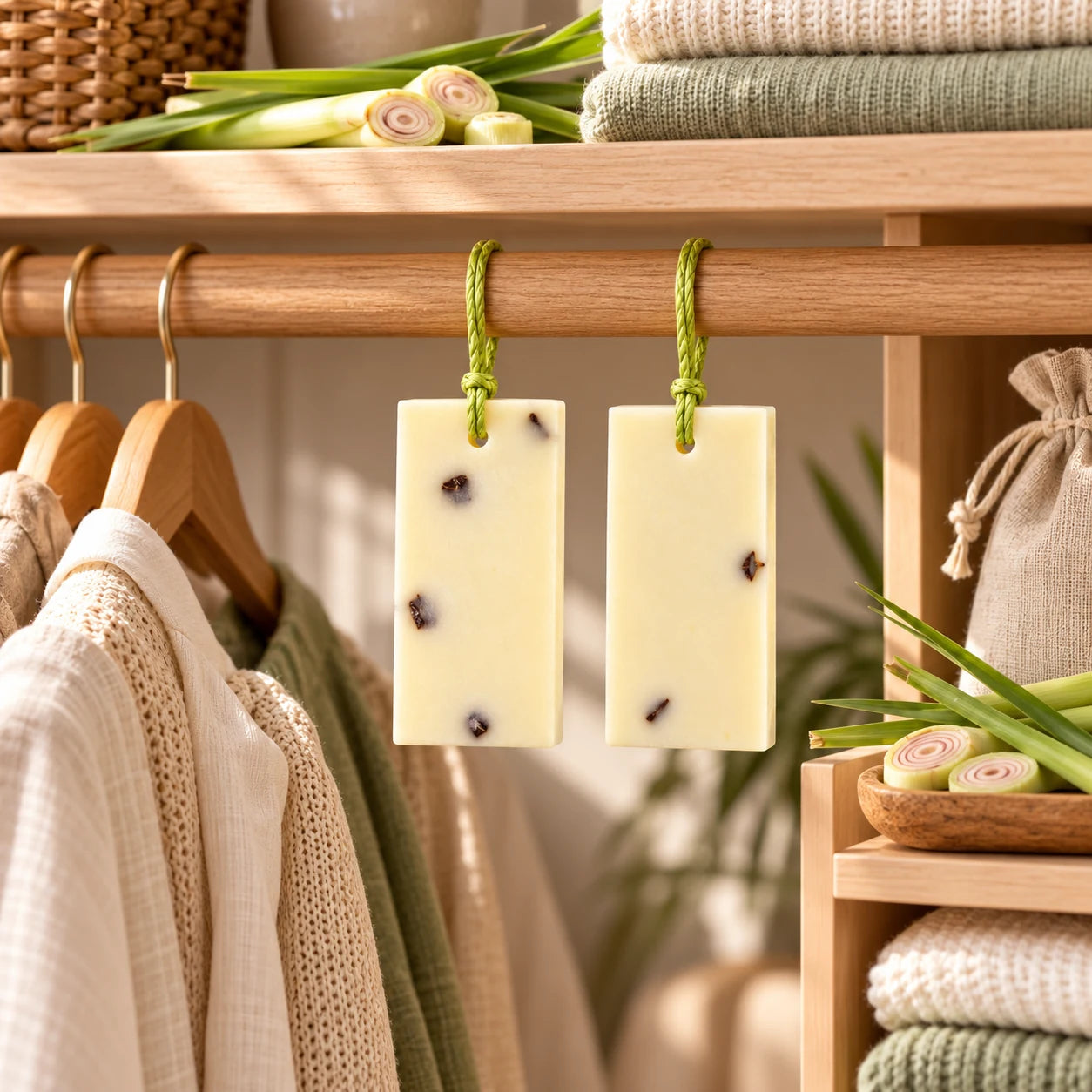 DYU Handmade Lemongrass Wardrobe Freshener Gift Set Ð Pack of 2