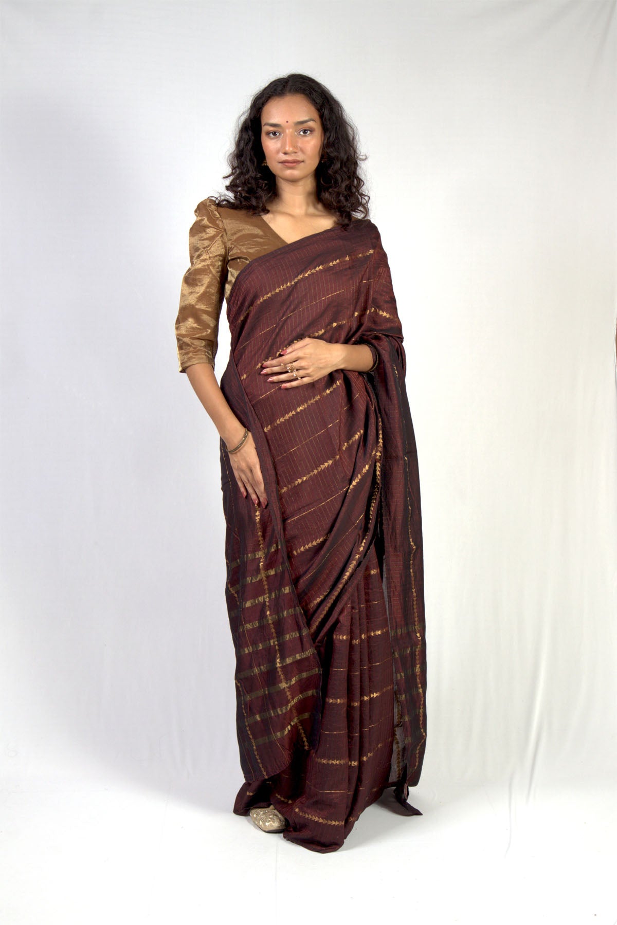 Triangle Dobby Saree