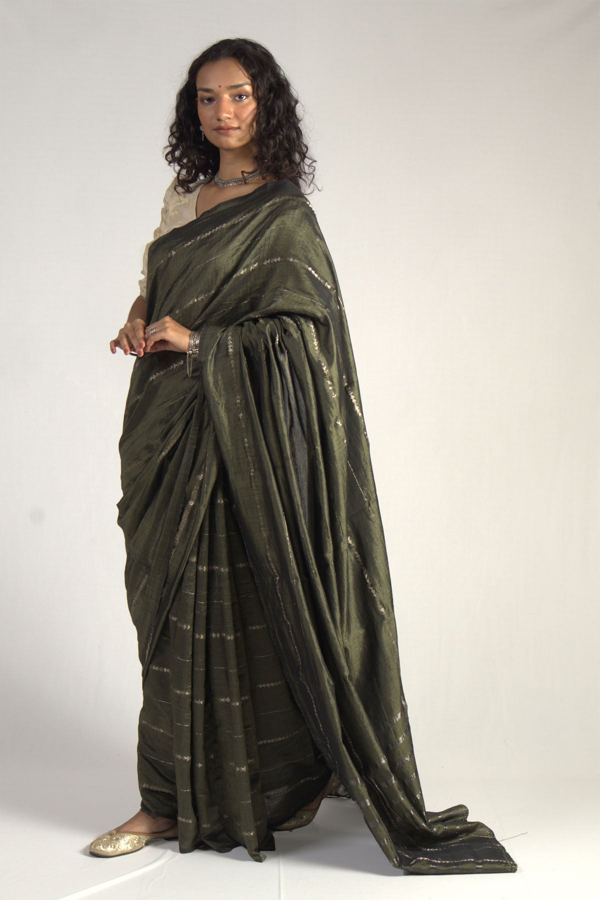 Triangle Dobby Saree