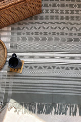 Malani Extra Weft Handwoven Cotton Pattu Floor Covering