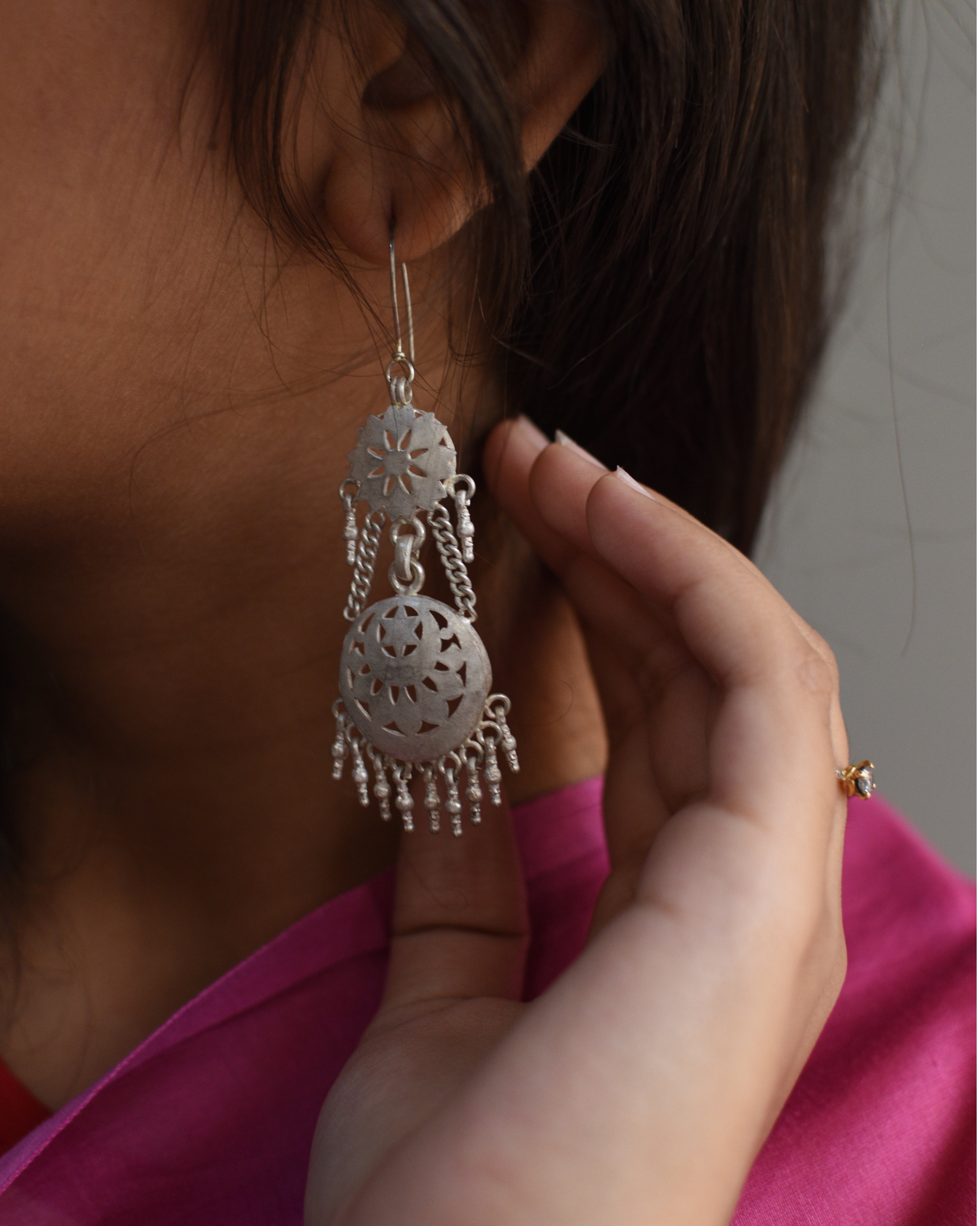 Morni Silver Earring