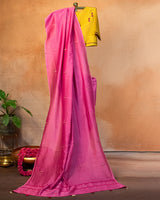 Kamal Chanderi Saree with Soof Hand Embroidery