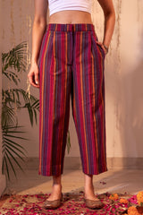 Haveli Multicolor straight Fit Pant