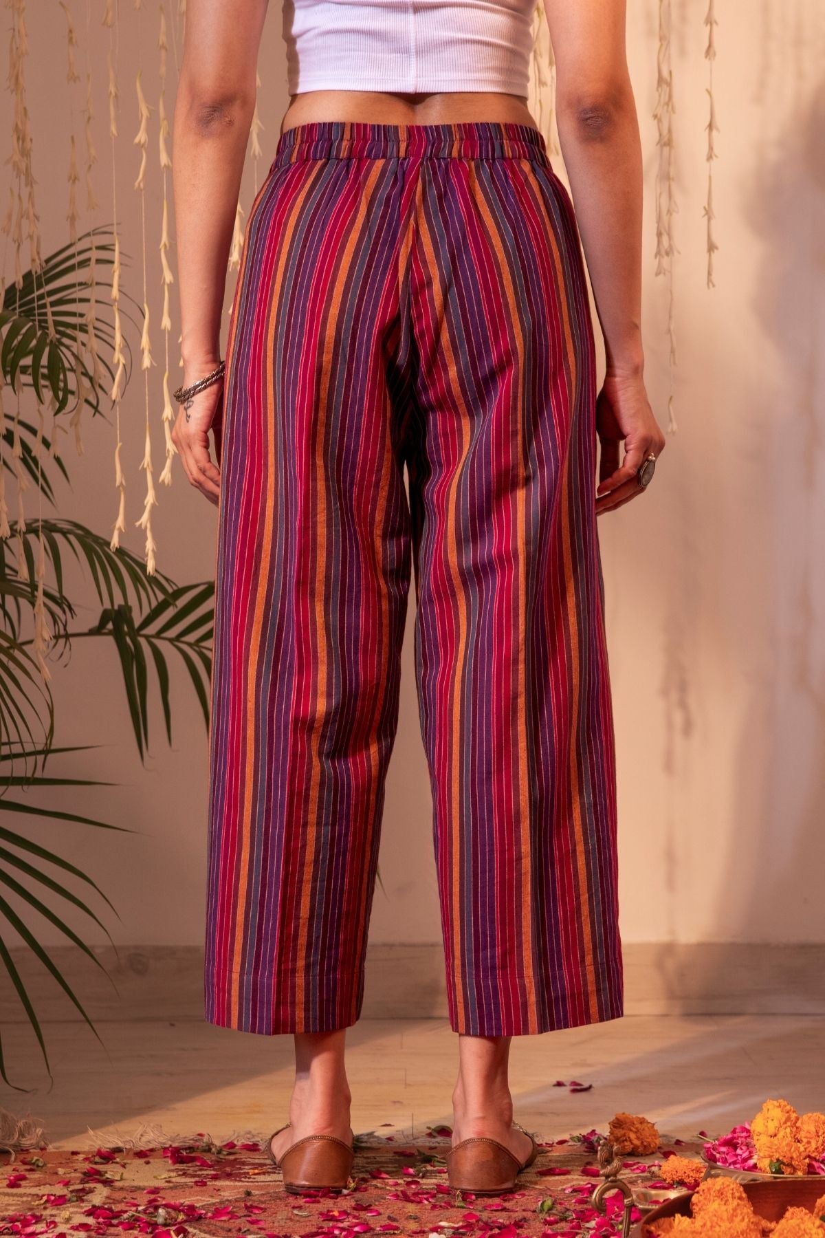 Haveli Multicolor straight Fit Pant