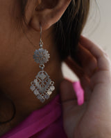 Jharokha Silver Earring