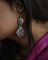 Jharokha Silver Earring