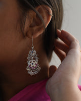 Leher Silver Earring