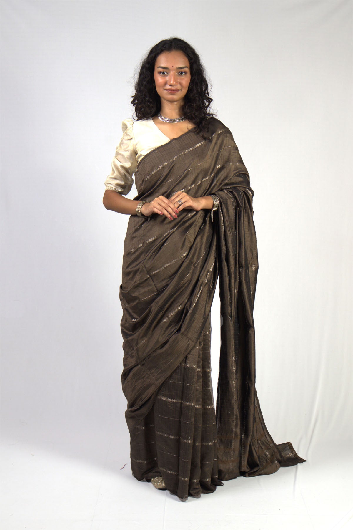 Triangle Dobby Saree