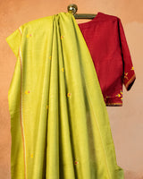 Taruni Tussar Saree with Soof Hand Embroidery