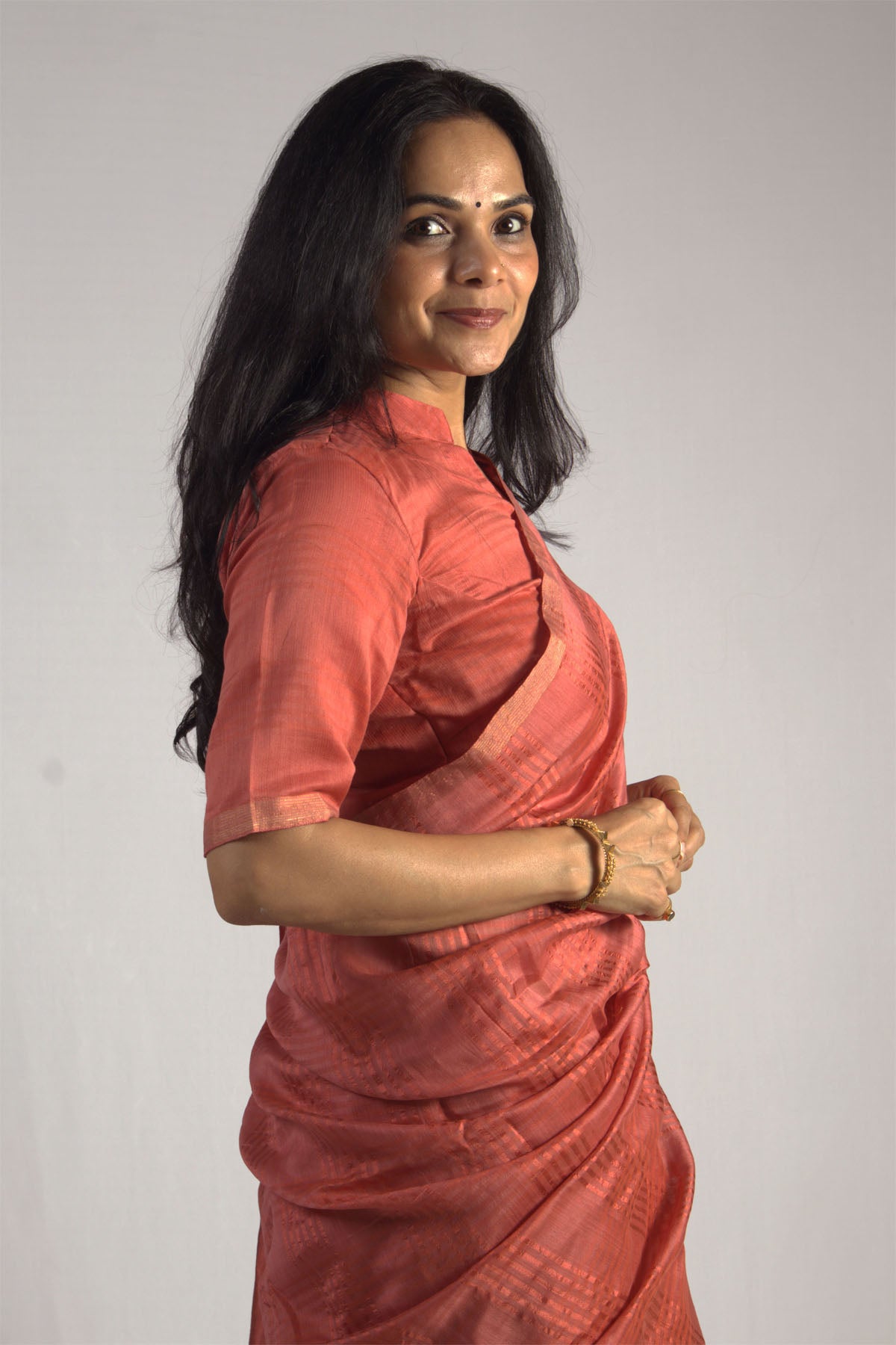 Contemporary Garbhreshmi Saree