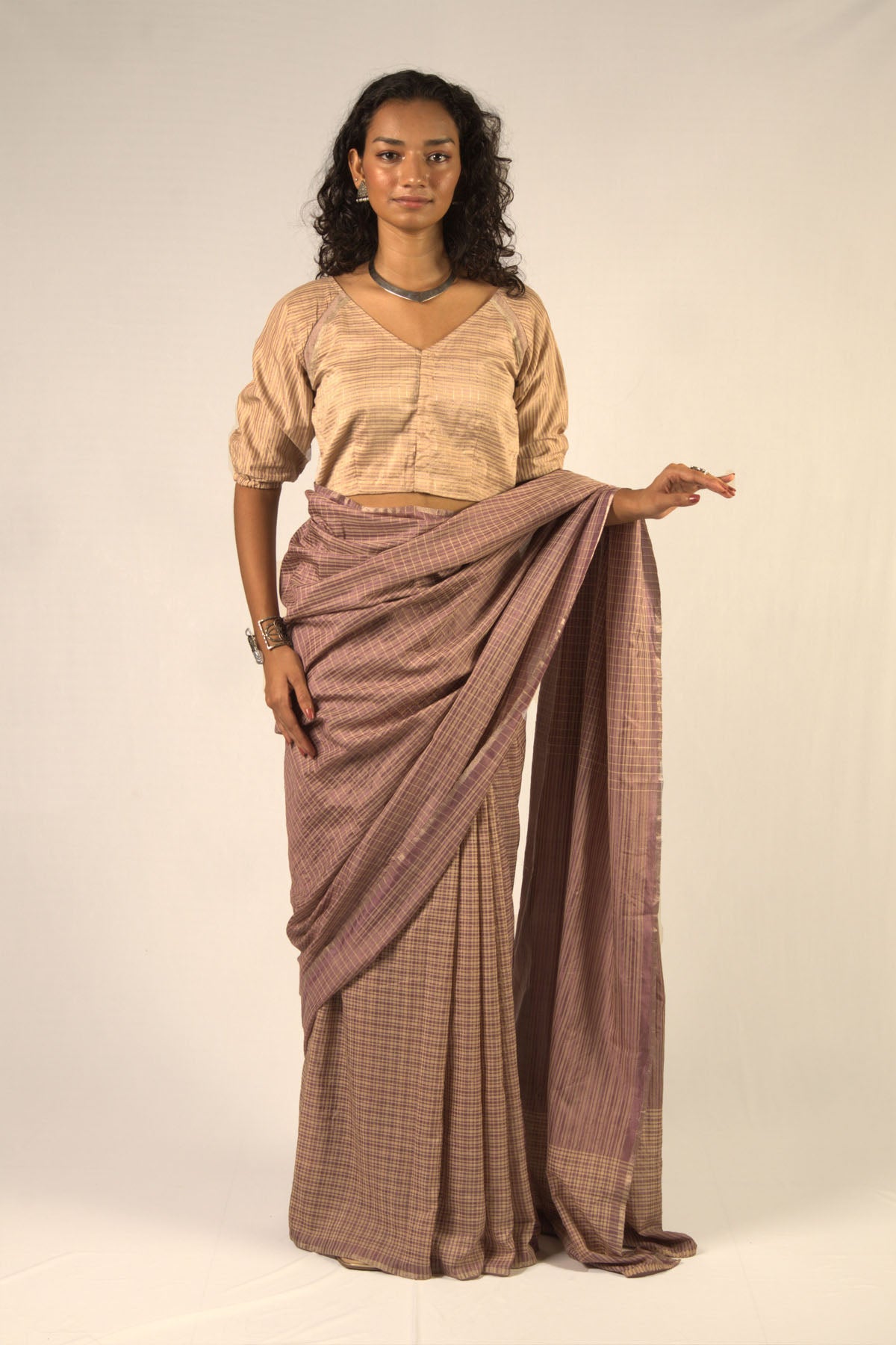 Contemporary Garbhreshmi Saree