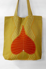 Bikaner Bloom Green Tote Bag