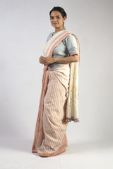 Linen Kala Cotton Kutchi Saree