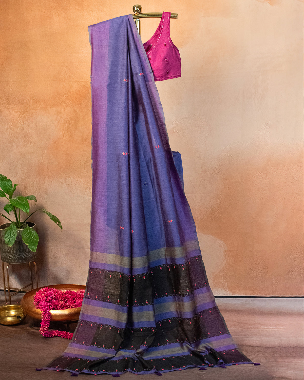 Chhaya Eri Saree with Soof Hand Embroidery