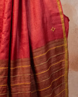 Chitrani Tussar Saree with Soof Hand Embroidery