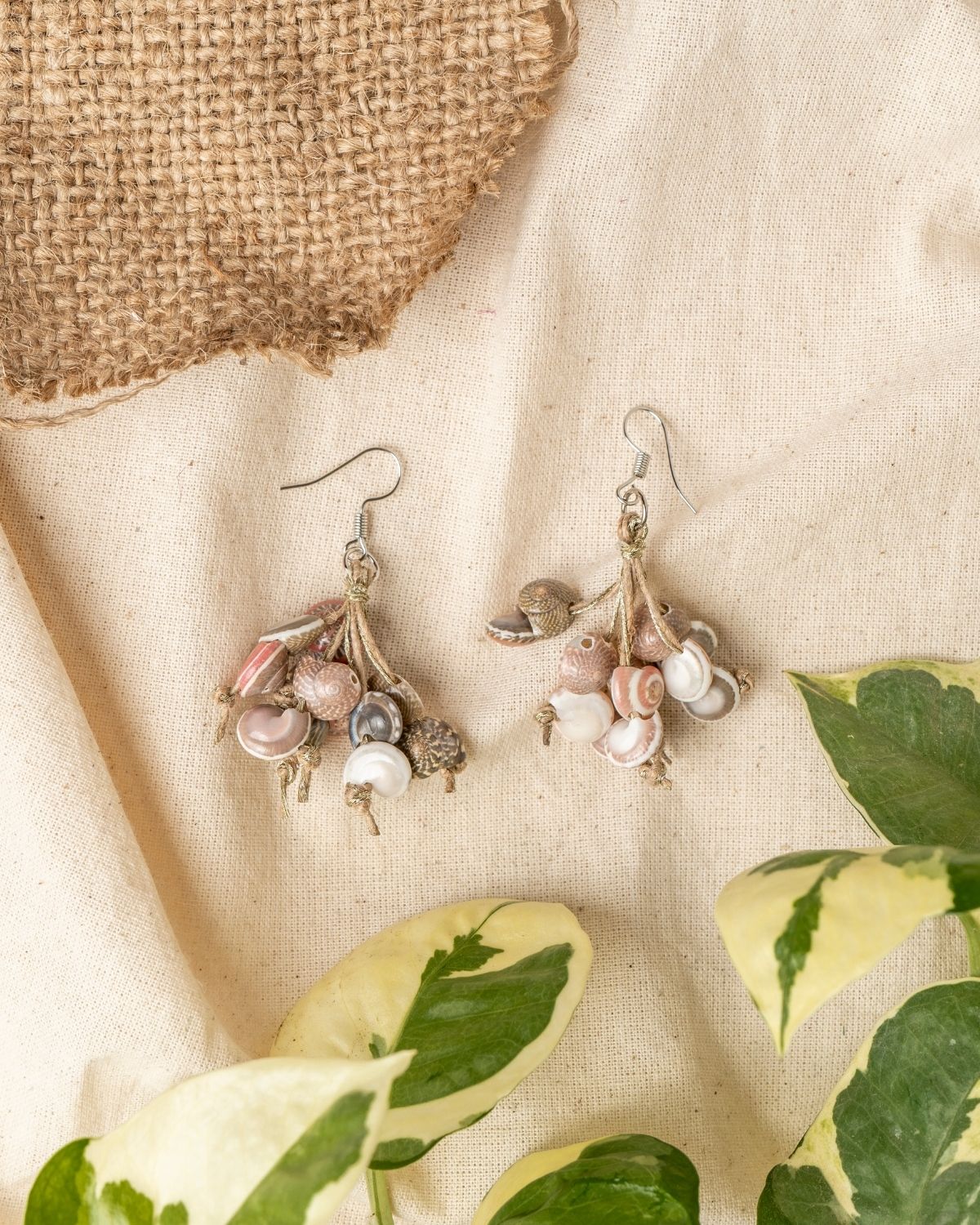WHE Jute Shell Earring