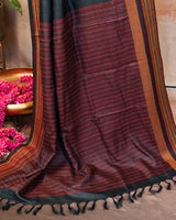 Asmi Tussar Saree with Soof Hand Embroidery