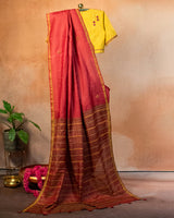 Chitrani Tussar Saree with Soof Hand Embroidery