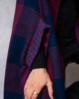 Gurez Color-Blocked Handwoven Woolen Cape
