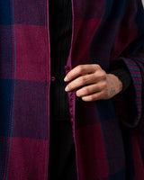 Gurez Color-Blocked Handwoven Woolen Cape
