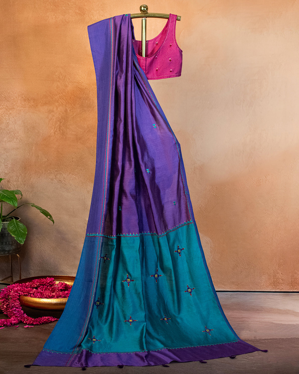 Jamuni Eri Saree with Soof Hand Embroidery