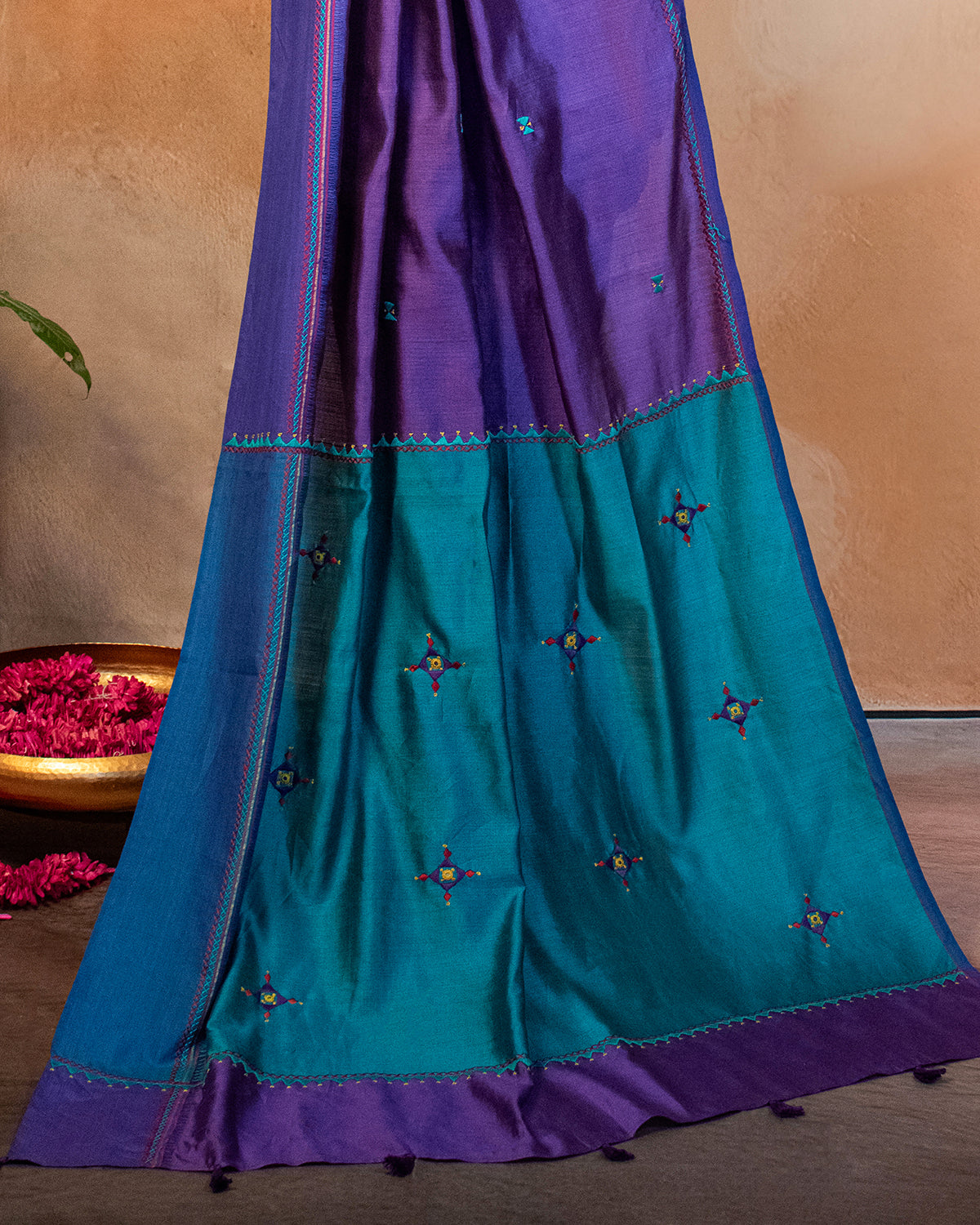 Jamuni Eri Saree with Soof Hand Embroidery