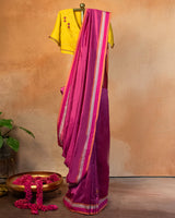 Rang Bahaar Eri Saree with Soof Hand Embroidery