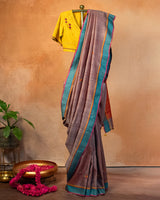 Falguni Tussar Saree with Soof Hand Embroidery