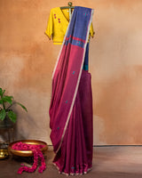 Twilight Eri Saree with Soof Hand Embroidery
