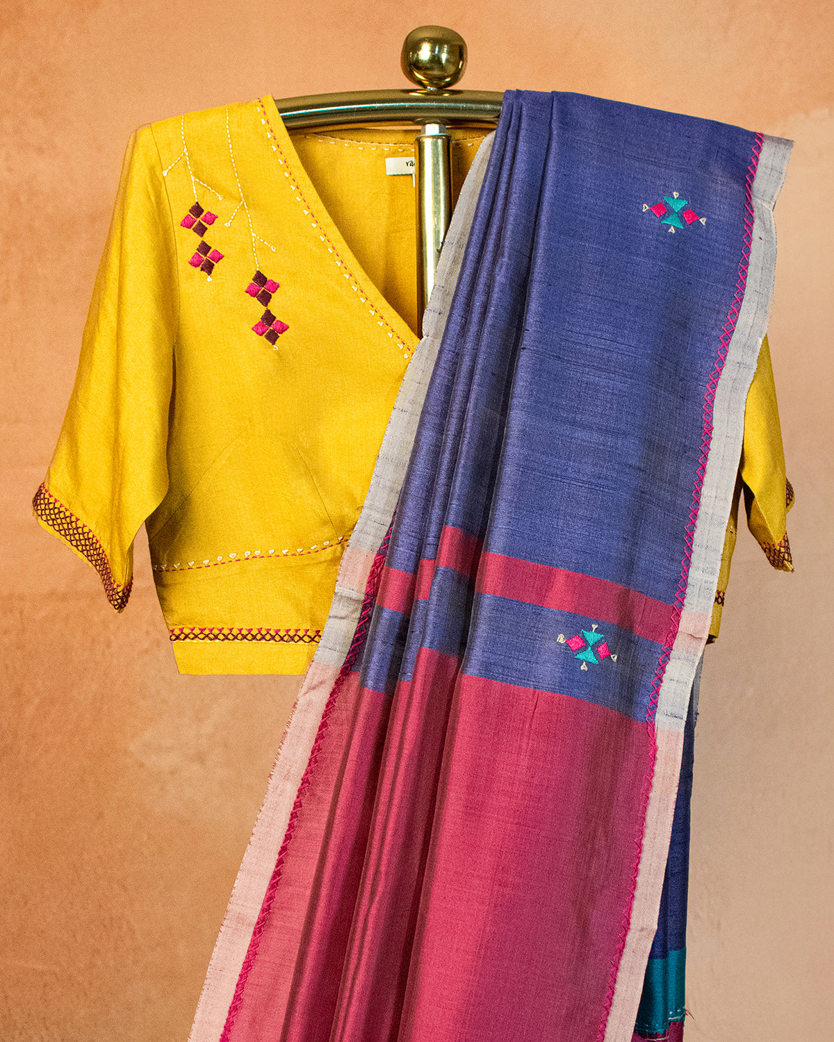 Twilight Eri Saree with Soof Hand Embroidery