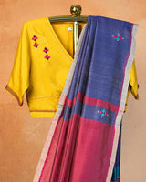 Twilight Eri Saree with Soof Hand Embroidery