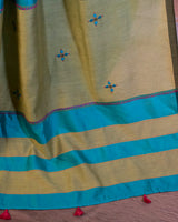 Rang Bahaar Eri Saree with Soof Hand Embroidery