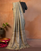 Maati Tussar Saree with Soof Hand Embroidery