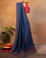 Neelima Cotton Saree with Hand Embroidery