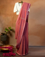 Gulaal Cotton Saree with Hand Embroidery