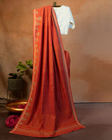 Santari Cotton Saree with Hand Embroidery